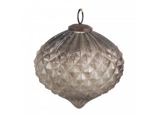 Skleněná vánoční ozdoba Éclat Bronze M - 15*15 cm