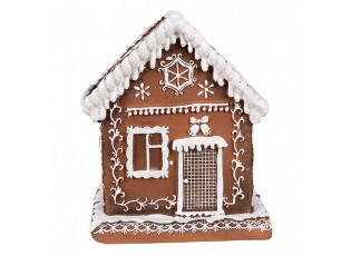 Vánoční perníková chaloupka s Led světýlky Gingerbread House - 13*13*15 cm / 3*AAA