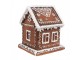 Vánoční perníková chaloupka s Led světýlky Gingerbread House - 13*13*15 cm / 3*AAA