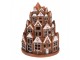 Svítící perníková věž z chaloupek Gingerbread House - Ø 21 * 26 cm/ 3*AAA