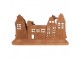 Svícen perníkové městečko na 4 čajové svíčky Gingerbread House - 27*9*15 cm