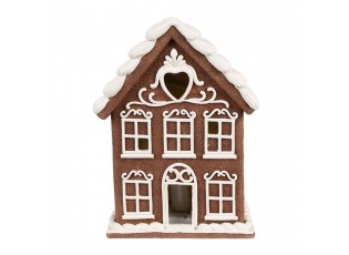 Vánoční perníková chaloupka s Led světýlky Gingerbread House - 17*10*22 cm