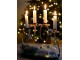 Mosazný antik kovový adventní svícen Advent Candle - 26*14*23 cm