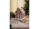 Vánoční perníková chaloupka s Led světýlky Gingerbread House - 15*12*17cm/ 3*AA