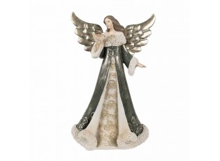 Dekorace socha Anděl s holubicí - 16*9*25 cm