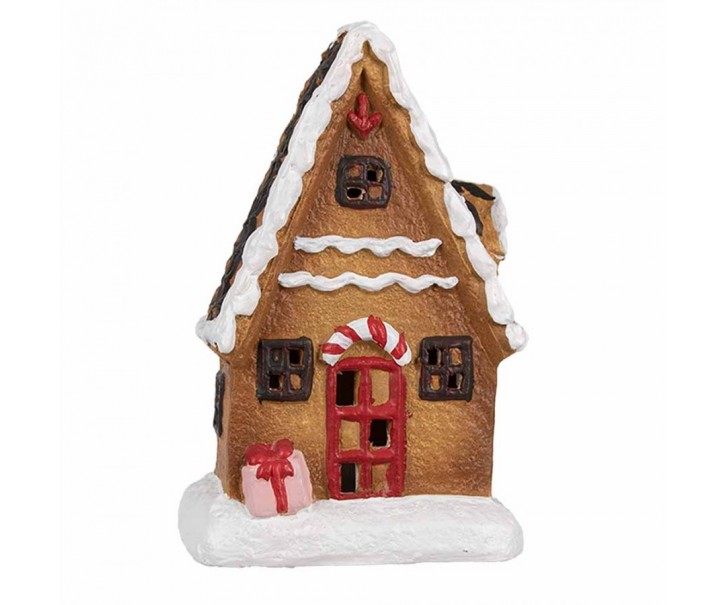 Keramická perníková chaloupka Gingerbread House - 10*7*15 cm