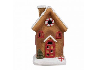 Keramická perníková chaloupka Gingerbread House - 9*7*15 cm