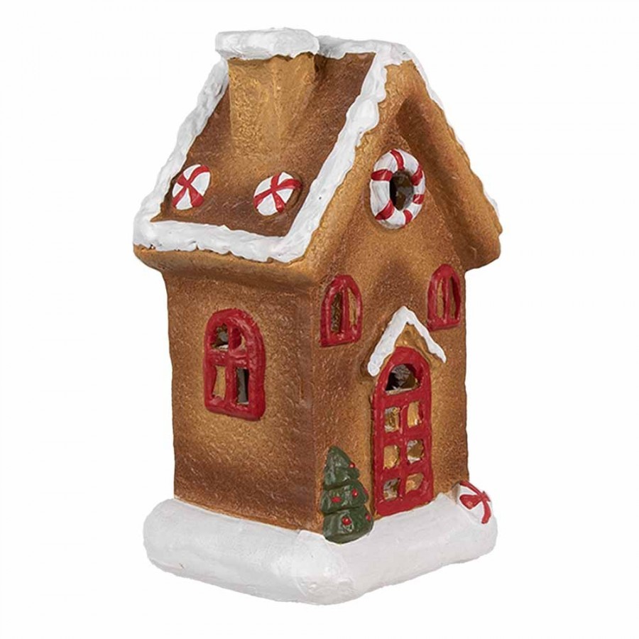 Keramická perníková chaloupka Gingerbread House - 9*7*15 cm