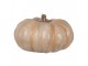 Béžová antik dekorace dýně Pumpkin Carbassa - Ø 22*13 cm 