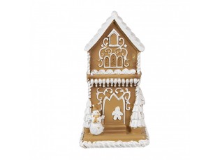 Svítící perníková chaloupka Gingerbread House - 8*8*15 cm