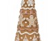 Dekorace vánoční perníkový stromek Gingerbread Tree - Ø 14*37 cm 