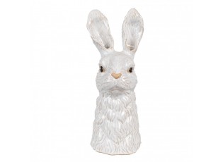 Vase Rabbit 13x14x33 Cm White Ceramic - 13*14*33 cm