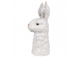 Vase Rabbit 13x14x33 Cm White Ceramic - 13*14*33 cm