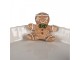 Bílá keramická mísa Perníček Gingerbread - Ø 23*3*7 cm Clayre & Eef