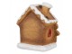 Keramická perníková chaloupka s perníčkem Gingerbread House - 11*7*16 cm