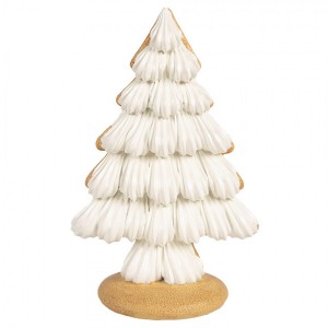 Vánoční dekorace cukrový perníčkový stromek - 17*11*26 cm
