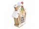 Hnědá svítící perníková chaloupka Gingerbread House - 27*11*36 cm