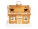 Keramický svícen perníková chaloupka Gingerbread House - 11*8*10 cm