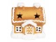 Svítící keramická perníková chaloupka Gingerbread House - 11*9*11 cm