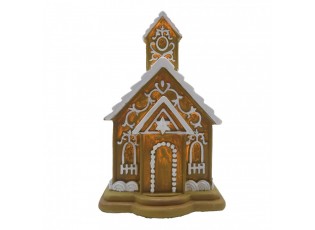 Svítící perníková chaloupka Gingerbread House - 9*9*14 cm