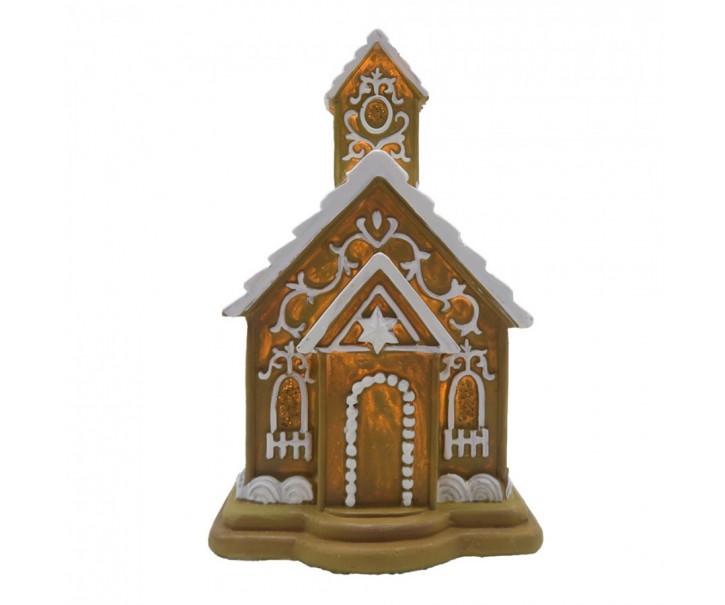 Svítící perníková chaloupka Gingerbread House - 9*9*14 cm