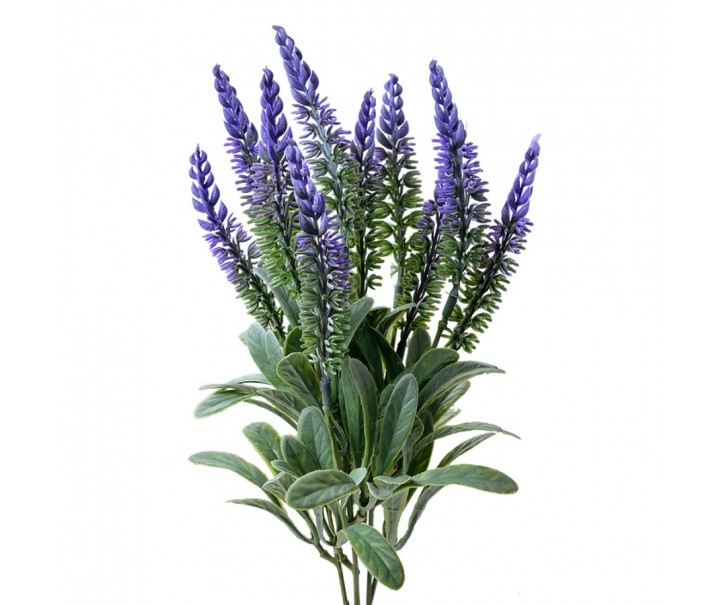 Artificial Flower 36 Cm Purple Plastic Artificial Plant - 8*8*36 cm Clayre & Eef