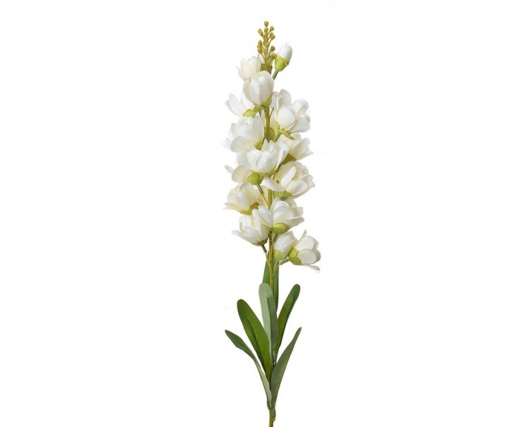 Artificial Flower 95 Cm White Plastic Artificial Plant - 10*7*95 cm Clayre & Eef