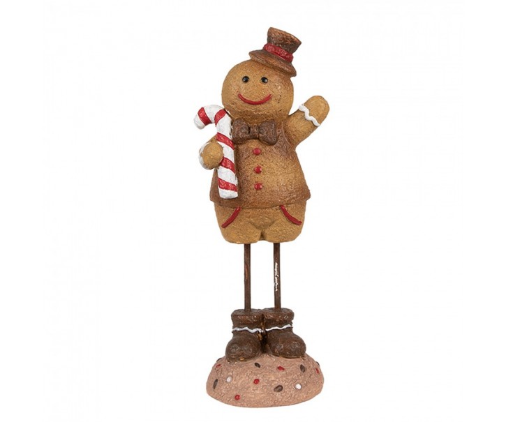 Vánoční dekorace Perníček Gingerbread Man - 7*7*18 cm