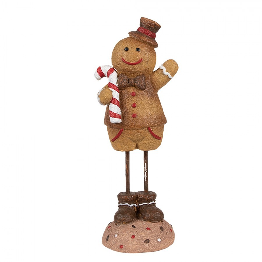 Vánoční dekorace Perníček Gingerbread Man - 7*7*18 cm