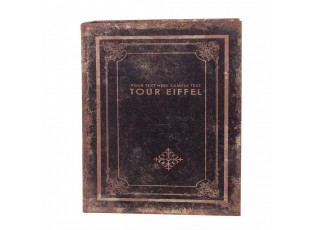 3ks úložný box ve tvaru knihy Tour Eiffel - 27*22*7 / 22*17*6 / 17*12*4 cm