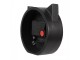 Table Clock 12x5x13 Cm Black Wood Cat - 12*5*13 cm / 1*AA Clayre & Eef