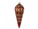 Christmas Bauble ? 6x16 Cm Red Gold Colored Glass Christmas Tree Decorations - 6,00 cm Clayre & Eef