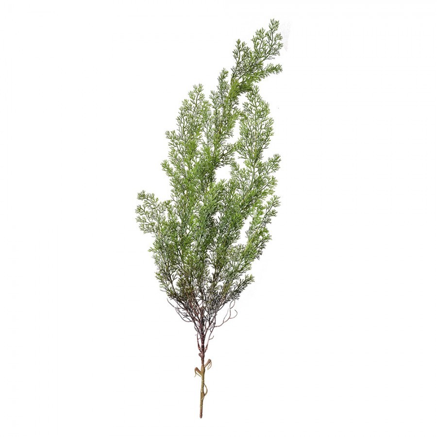 Dekorace zelená umělá větvička - 100 cm 