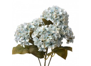 Artificial Flower Hydrangea 45 Cm Blue Plastic Artificial Plant - 45 cm