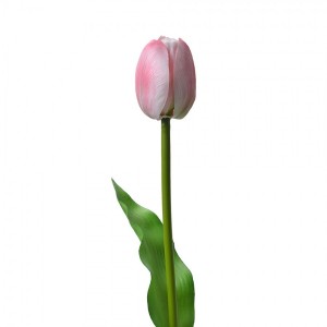 Umělá květina světle růžový tulipán Tulip Pink - 4*4*32 cm