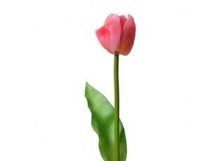 Umělá květina růžový tulipán Tulip Pink - 4*4*32 cm