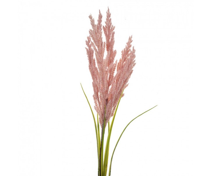 Artificial Flower 100 Cm Pink Plastic Artificial Plant - 12*8*100 cm Clayre & Eef