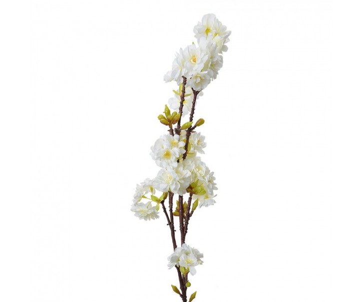 Artificial Flower 92 Cm White Plastic Artificial Plant - 10*8*92 cm Clayre & Eef