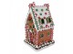 Hnědá zdobená perníková chaloupka Gingerbread House - 20*20*37 cm