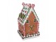 Hnědá zdobená perníková chaloupka Gingerbread House - 20*20*37 cm