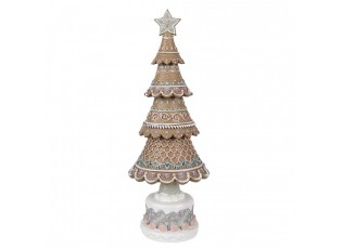 Dekorace vánoční perníkový stromek Gingerbread Tree - Ø 13*33 cm 