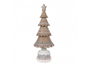 Dekorace vánoční perníkový stromek Gingerbread Tree - Ø 13*33 cm 