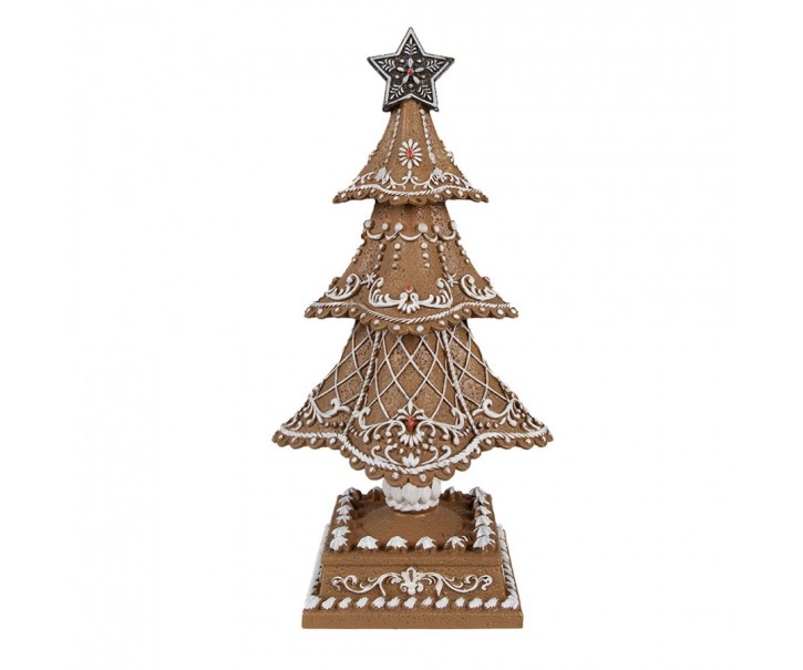 Dekorace vánoční perníkový stromek Gingerbread Tree - Ø 18*32 cm