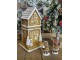 Svítící perníková chaloupka Gingerbread House - 8*8*15 cm