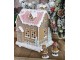 Hnědá svítící perníková chaloupka Gingerbread House - 13*10*16 cm / 3*AAA