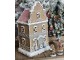 Hnědá svítící perníková chaloupka Gingerbread House - 12*9*20 cm / 3*AAA