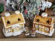 Svítící porcelánová perníková chaloupka Gingerbread House - 11*9*11 cm