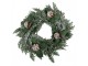 Zelený vánoční věnec se šiškami Christmas Wreath - Ø 40 * 5 cm