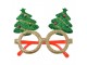 Christmas Glasses 13x3x11 Cm Red Plastic Christmas Decoration - 13*3*11 cm Clayre & Eef
