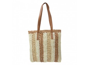 Béžová plážová taška kabelka Beach Bag - 36*2*40 cm